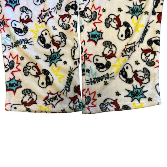 PEANUTS Snoopy MASKED CRUSADER 2X Unisex Clomp Bam Pow Pajama PJ Lounge Pants - Picture 4 of 7